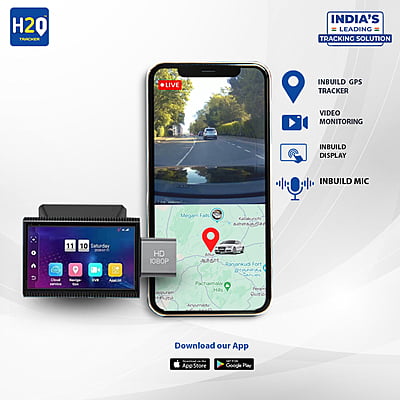 4g Android dashcam with touch screen display